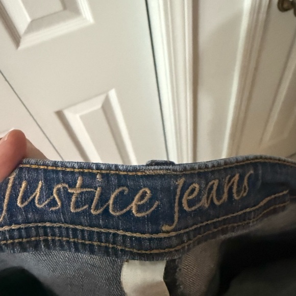 Justice Blue Bootcut Jeans Classic Style - Picture 10 of 11